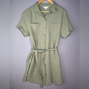 Weatherproof Vintage Cotton Shirt Dress